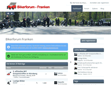 Tablet Screenshot of bikerforum-franken.de